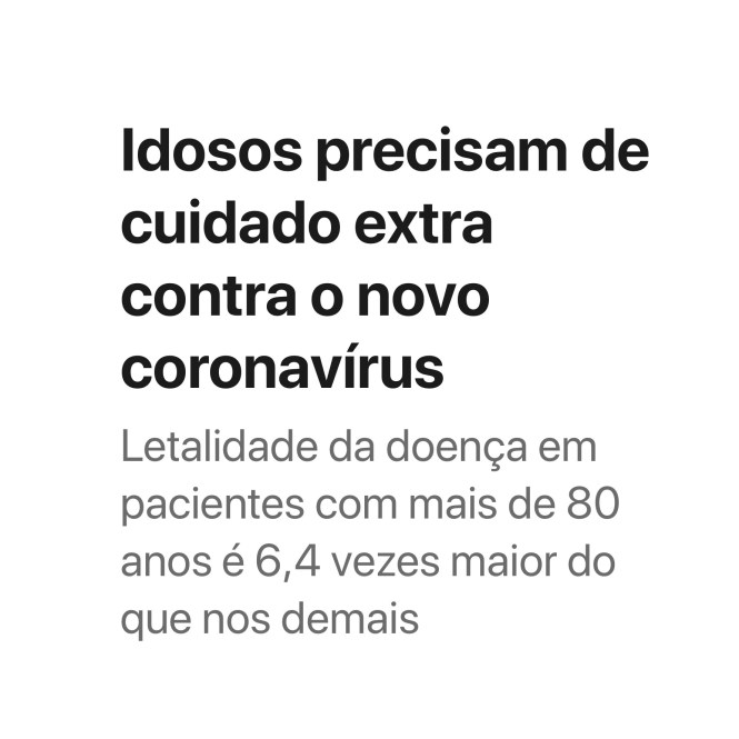 2020 03 MFR Idosos precisam de cuidado extra contra o novo coronavírus